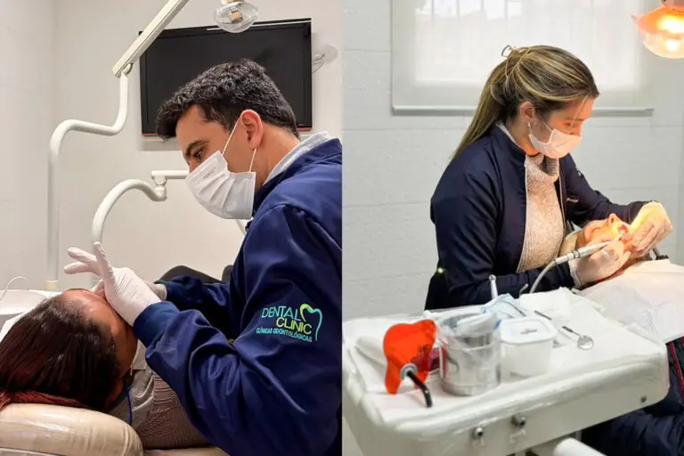 Foto Equipe Trabalhando dental clinic
